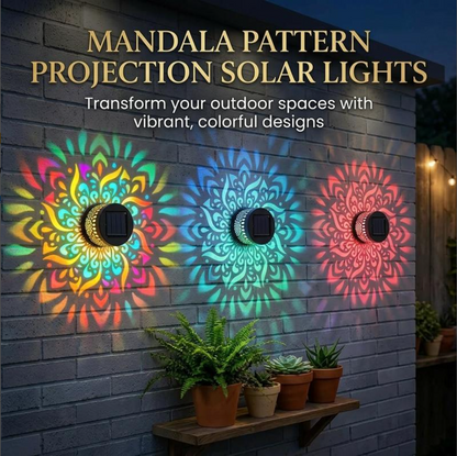 LumaMandala™ Solar Projector Light